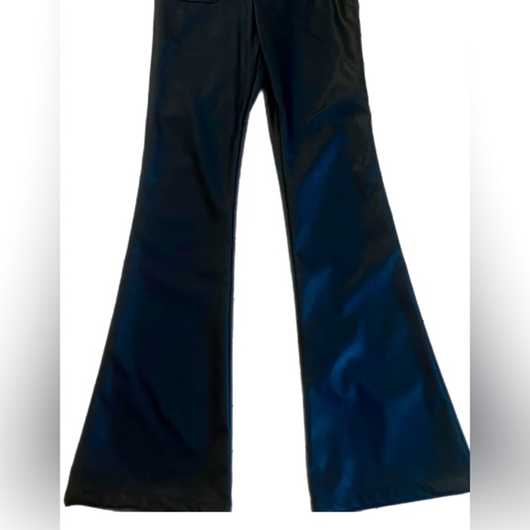 NWT Vegan Leather Black overalls size small and size Medium 🌹 - Picture 6 of 6